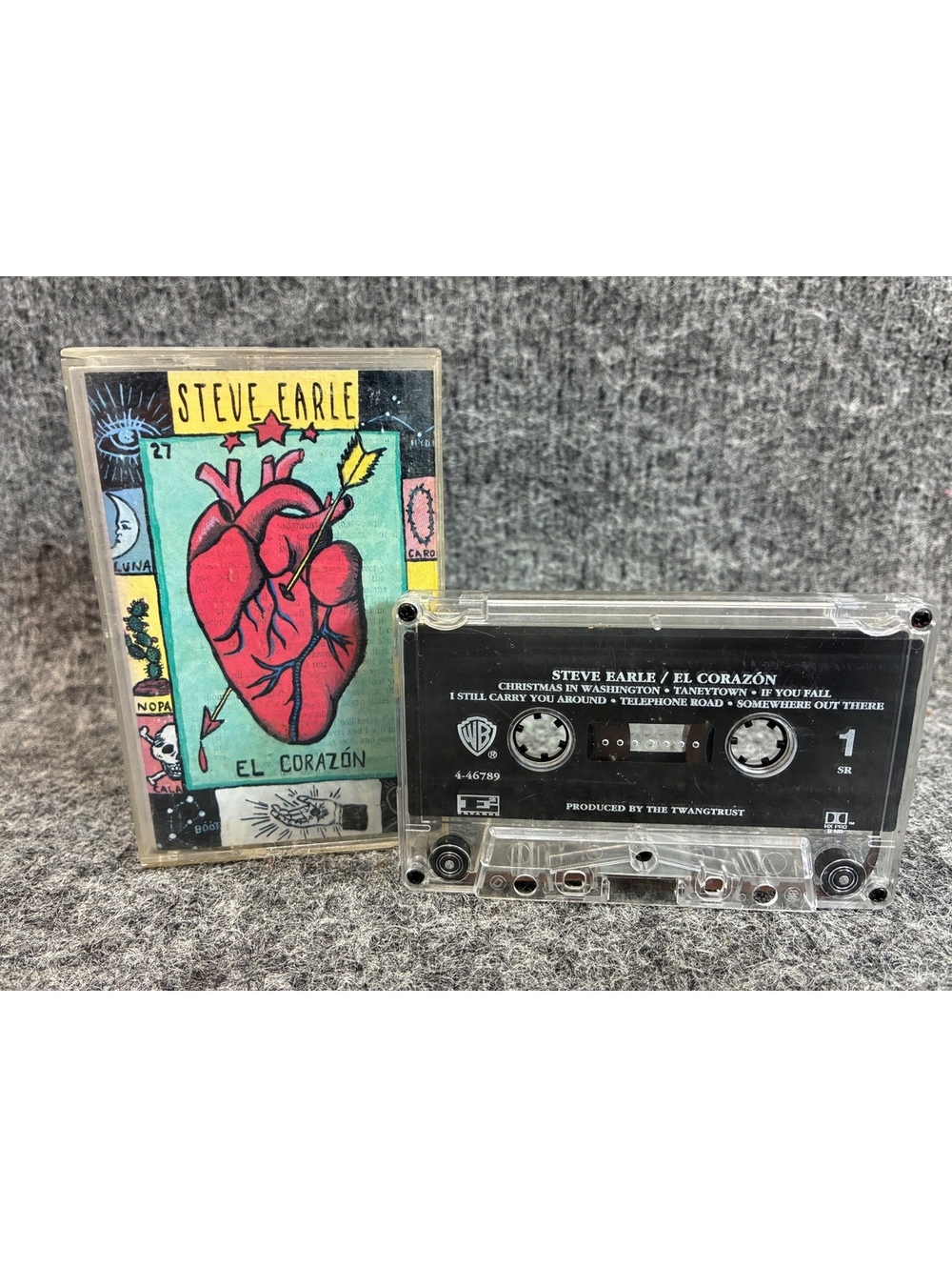 Steve Earle El Corazón Cassette Tape 1997